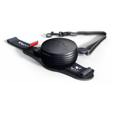 Afbeelding van Lishinu Pols Rollijn Original Zwart Hondenriem Xs 2 4kg