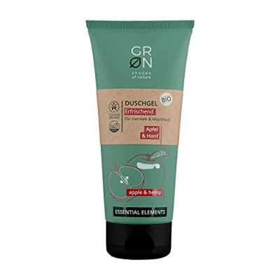 Afbeelding van GRN Essential Elements Shower Gel Apple &amp; Hemp 200ML