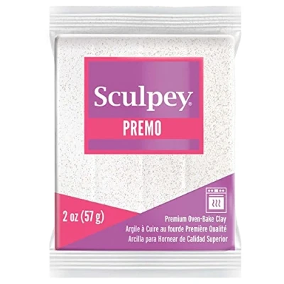 Afbeelding van Sculpey Premo klei Frost White Glitter 5057 57gr