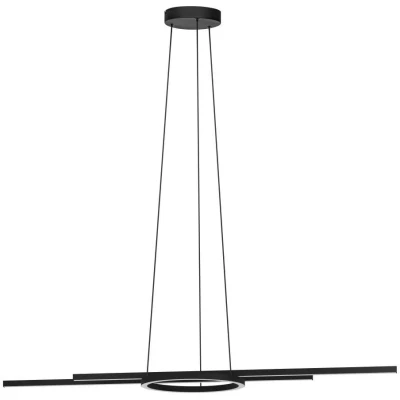 Afbeelding van EGLO connect.z Zillerio Z Smart Hanglamp 116 cm Zwart/Wit Instelbaar wit licht Dimbaar Zigbee