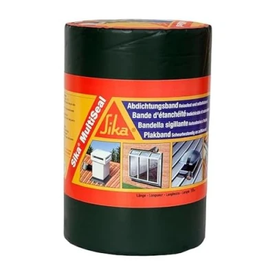Image de Sika Multiseal Bande d&#039;étanchéité autocollante résistante à la déchirure, 225 mm x 10 m, gris