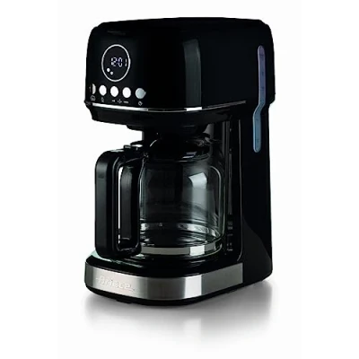 Afbeelding van Ariete 1396 Koffiezetapparaat met modern filter, Amerikaanse koffie, capaciteit tot 15 kopjes, verwarmingsbasis, lcd display, afneembare en wasbare filters, zwart