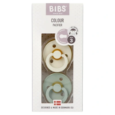 Image de Bibs 3 Sucette Duo Sage Ivory
