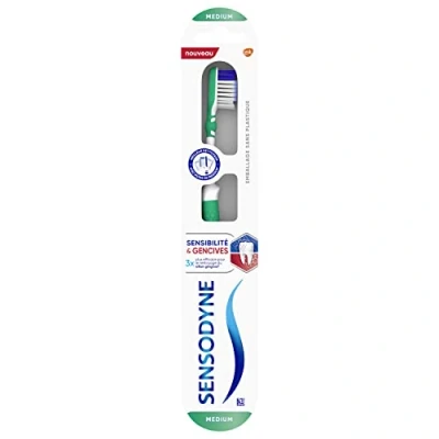 Afbeelding van Sensodyne Medium Tandenborstel Gevoeligheid &amp; Tandvlees (Kleur : Rood)