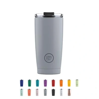Afbeelding van Thermosfles van roestvrij staal, BPA vrij, met luchtdicht deksel en vlekbestendig design, 5 uur, 550 ml, pastelgrijs Cool Bottles