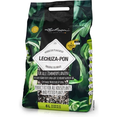 Afbeelding van LECHUZA PON 6 liter Hoogwaardig, mineraal plantensubstraat ALTIJD BETER DAN AARDE!
