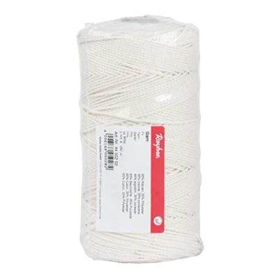 Image de Fil de coton blanc Ø 2,5 mm bobine 260m rayher