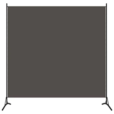 Afbeelding van vidaXL Kamerscherm met 1 paneel 175x180 cm antraciet