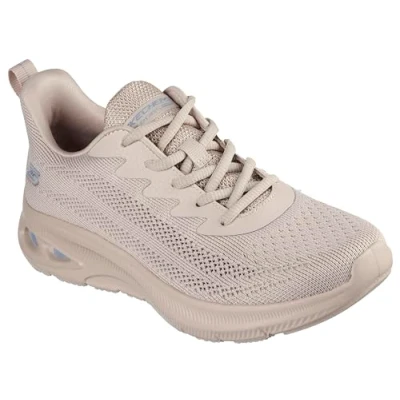 Afbeelding van Skechers Sleek Waves Sneakers laag, Dames, Maat: 36, Braun Textiel
