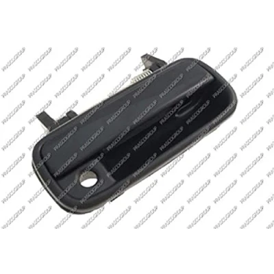 Afbeelding van PRASCO TY8108001 Deurgrepen Buiten, Rechts voor met sleutelgat zwart TOYOTA: Hilux V Pick up 2.4 D 1988 1997