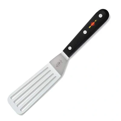 Image de Spatule professionnelle coudée ajourée Inox Dick 130 mm