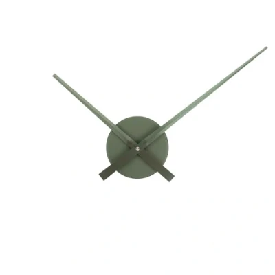 Afbeelding van Karlsson Wandklok Little Big Time Mini Metallic Groen Ø41cm Scandinavisch