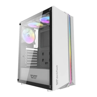 Afbeelding van darkFlash DK151 computerbehuizing Midi Tower Wit