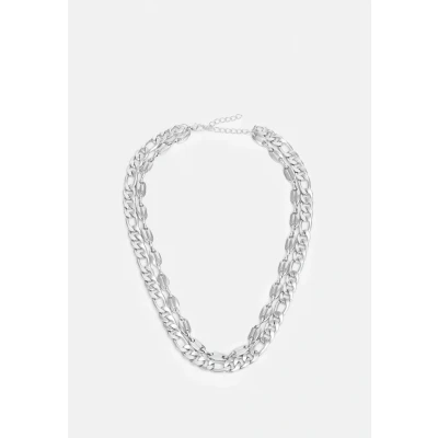Afbeelding van Urban Classics Layering Basic Necklace Unisex Ketting silvercoloured, Heren, Maat: One Size, Silver coloured
