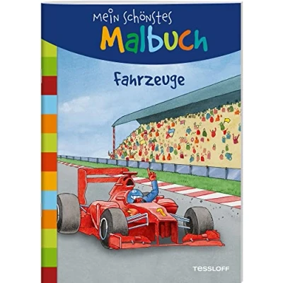 Afbeelding van Mein schönstes Malbuch. Fahrzeuge