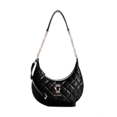 Afbeelding van GUESS Schoudertas Avondtas Bessey Hobo Shoulder Bag Black Zwart