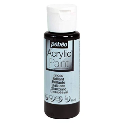 Afbeelding van PEBEO Acryl zwart glanzend 59 ml, 3,3 x 10 cm
