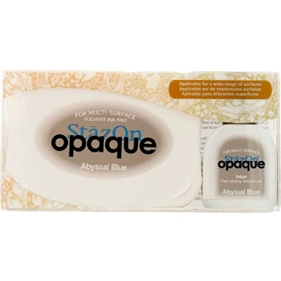 Afbeelding van Stazon inktkussen set opaque Abyssa Blue SZ 000 158