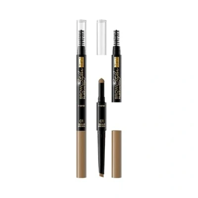Afbeelding van Eveline Cosmetics Brow Styler 3in1 Multifunction 01 Medium Brown
