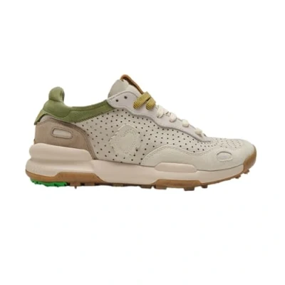 Afbeelding van Satorisan Chacrona Laser Premium Casual Sneakers Mannen Vintage Leer Kleur Chantilly Cream Maat 41