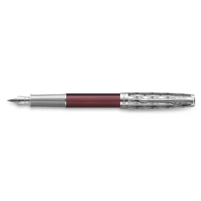Afbeelding van Parker Sonnet Metal &amp; Red Lacquer CT FP F