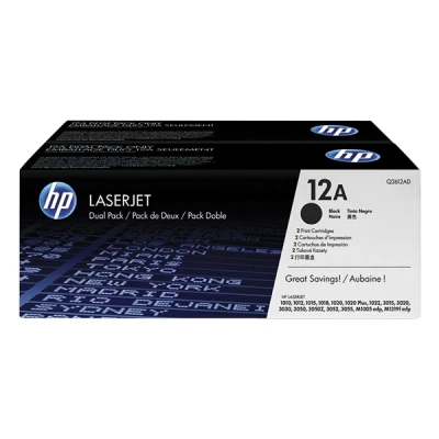 Image de HP 12A pack de 2 toners LaserJet noir authentiques