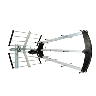 Afbeelding van Metronic 415047 Trinappe buitenantenne 20 dB 4G filter UHF compacte en uitklapbare F stekker