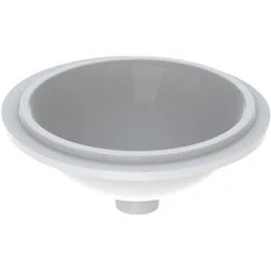 Afbeelding van Geberit VariForm onderbouwwastafel rond wit (39 x 39 cm) zonder