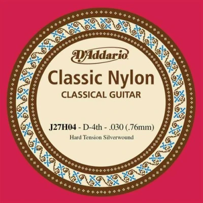 Image de Corde au détail pour guitare classique D&#039;Addario Ré 030 Tirant fort J27H04