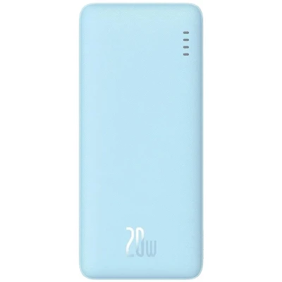 Afbeelding van Baseus Airpow 20.000 mAh Powerbank Fast Charge 20W Blauw
