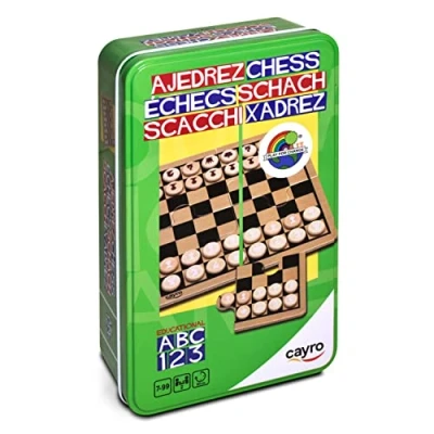 Afbeelding van Schaakspel Cayro Hout Metaal