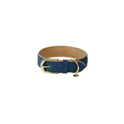 Image de Kentucky Collier pour Chien Soft Vegan Leather Marin/Beige 50cm