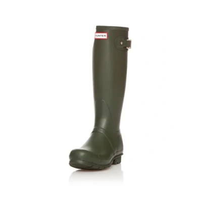 Afbeelding van Hunter Original Tall Men W23577 Uniseks rubberlaarzen voor volwassenen, donkergroen olijf