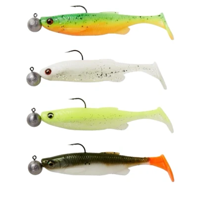 Image de Savage Gear Fat Minnow T Tail Rtf S Darkwater Mix 9cm (7g) (5 pièces) Shad