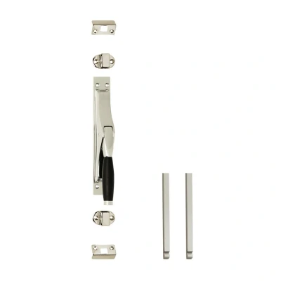Afbeelding van Intersteel Pomp espagnolet Ton 222 met stangenset 2x 1250 mm nikkel/ebbenhout