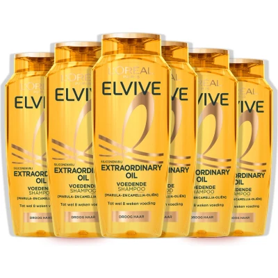 Afbeelding van 6x L&#039;Oréal Elvive Extraordinary Oil Shampoo 250 ml