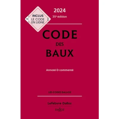 Image de Code des baux 2024 35ed Annoté et commenté