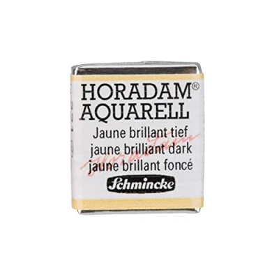 Afbeelding van Schmincke Artists Aquarelpan, geel glanzend, halve pan