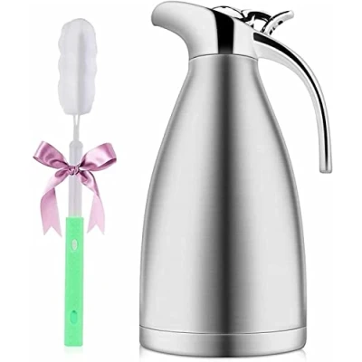 Afbeelding van Luvan 2L 18/10 Jarra Termo, Anti Goteo, Quemaduras, La Cafetera de Aislamiento, koffie,
