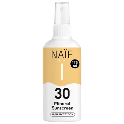 Afbeelding van Naif Minerale Zonnebrand Spray SPF 30 175 ml