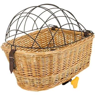 Afbeelding van M wave Fietsmand Achter Carrier Top Bruin 43,5 X 31 22 Cm