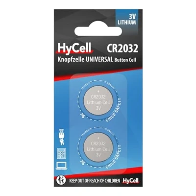Afbeelding van HyCell Knoopcel CR2032 3 V 2 stuk(s) 200 mAh Lithium CR 2032