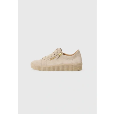 Afbeelding van Gabor Sneakers laag goldcoloured, Dames, Maat: 41, Gold coloured Leer