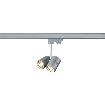 Afbeelding van SLV BIMA II Railverlichting 2x100W Grijs Chroom 152232