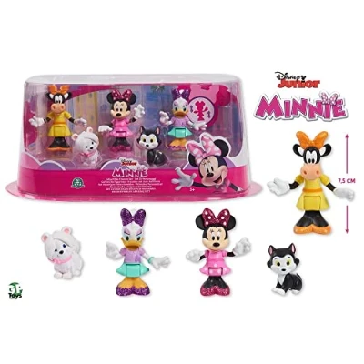 Image de Pack 5 figurines articulées Minnie 7,5 cm