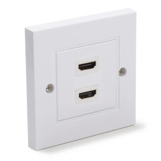 Afbeelding van Goobay HDMI Muurplaat 2x
