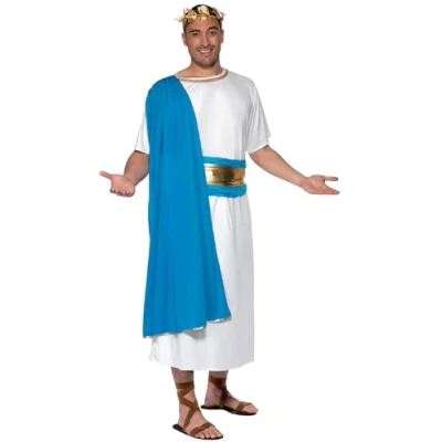 Afbeelding van Romeinse senator Ceasar kostuum maat L XL