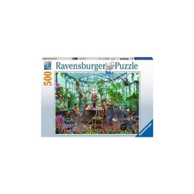 Image de Puzzle Ravensburger Un matin dans la serre 500 pièces