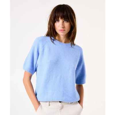Afbeelding van Garcia Trui Effen Licht blauw XS