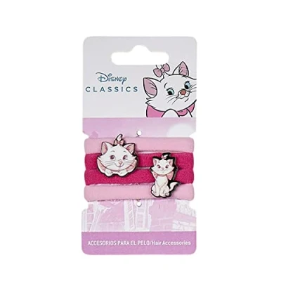 Afbeelding van Disney haarelastiekjes, 4 stuks, meerkleurig